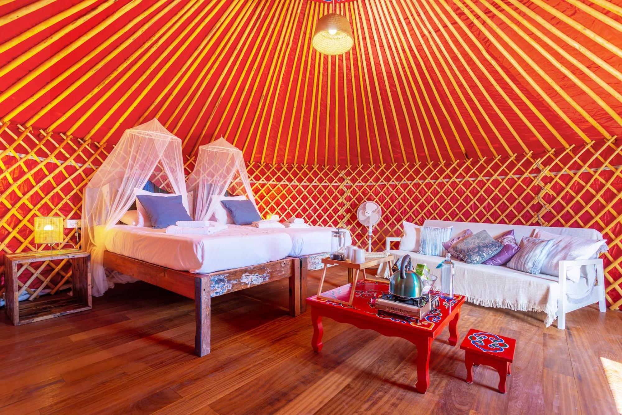 Finca De Arrieta Village - Yurts And Stone Cottages - Shared Pool - Walking Distance To Arrieta Beach - Eco Friendly Tabayesco Exteriör bild