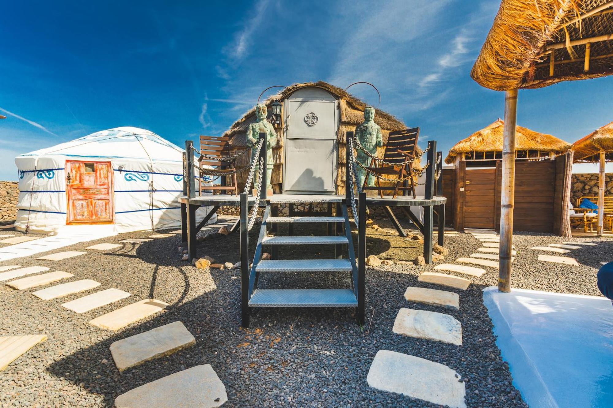 Finca De Arrieta Village - Yurts And Stone Cottages - Shared Pool - Walking Distance To Arrieta Beach - Eco Friendly Tabayesco Exteriör bild